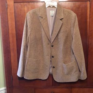 L L Bean wool blazer size 2X